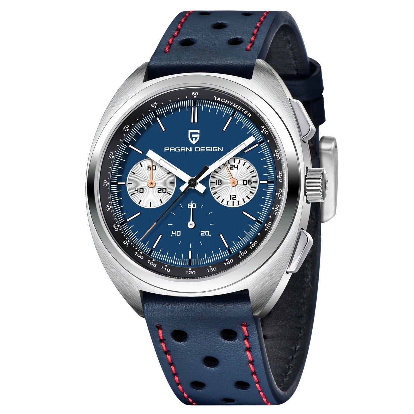 Men’s Racing Chronograph Watch Quartz Stainless Steel