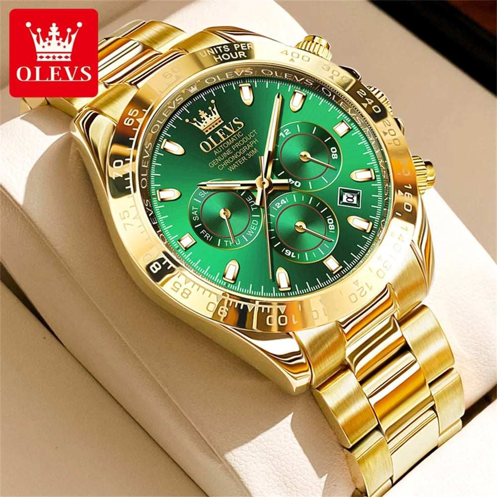 Men’s Luxury Automatic Mechanical Watch Chronograph