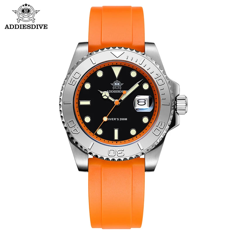 Men’s 200 m Quartz Dive Watch With Luminous Dial