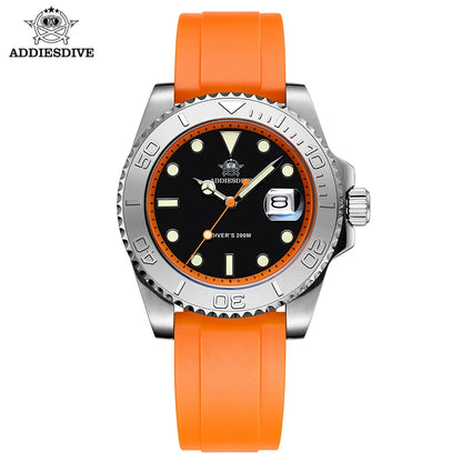 Men’s 200 m Quartz Dive Watch With Luminous Dial