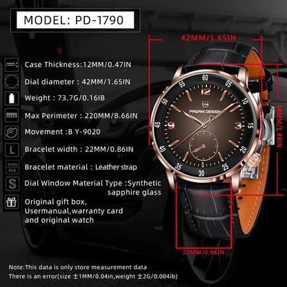 Men’s Automatic Mechanical Watch Sapphire Crystal 10 Bar