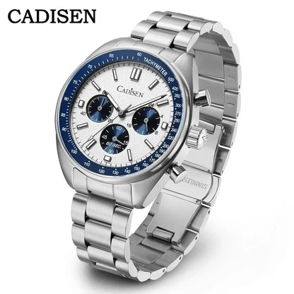 Men’s Stainless Steel Chronograph Watch With Sapphire