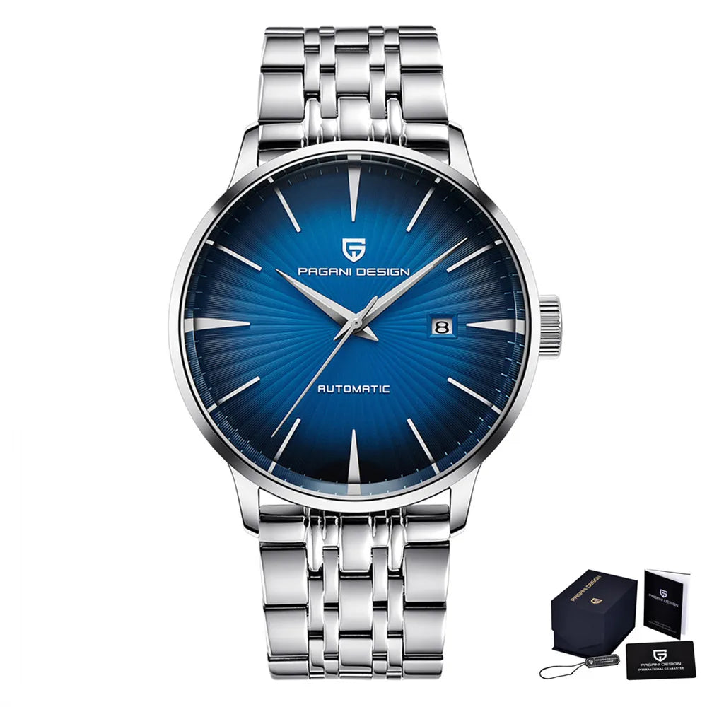 Men's Automatic Mechanical Watch Sapphire Crystal 43mm