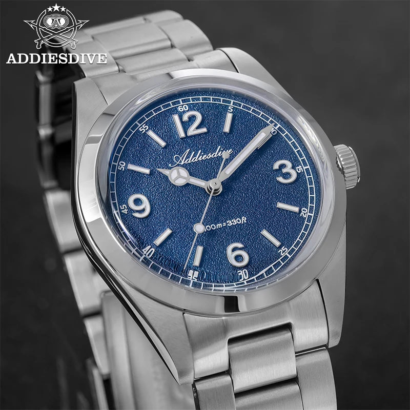 Men’s 36mm Dive Watch Quartz 100m With Luminous Dial