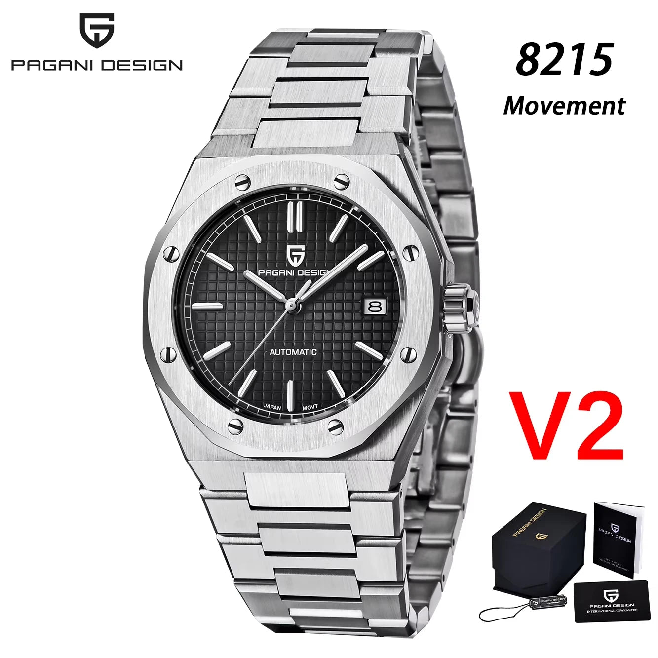 Men’s Automatic Dive Watch 40 mm Sapphire Steel