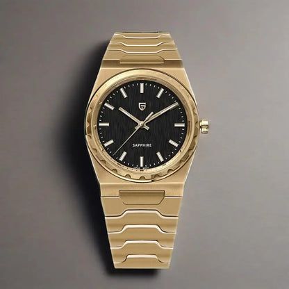 Men’s Ultra-Thin Quartz Watch 7 mm Sapphire Stainless Steel