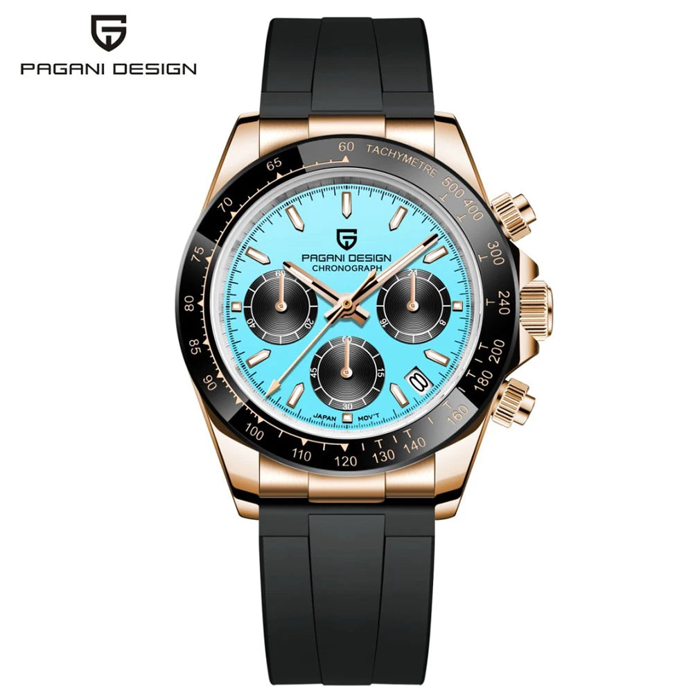Men’s Quartz Chronograph Watch Sapphire Crystal 10 Bar