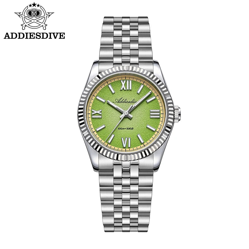 Men's Stainless Steel Quartz Watch – Sapphire & Luminous