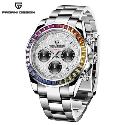 Men’s Chronograph Sport Watch Sapphire Crystal 100M