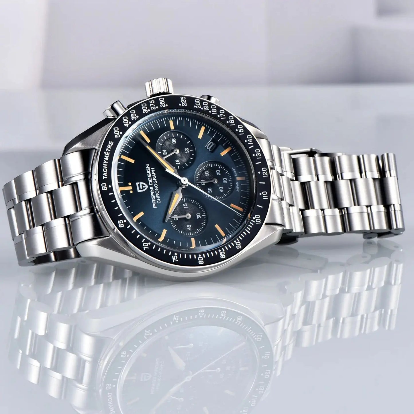 Moonwatch-Style Men’s Chronograph Quartz Watch
