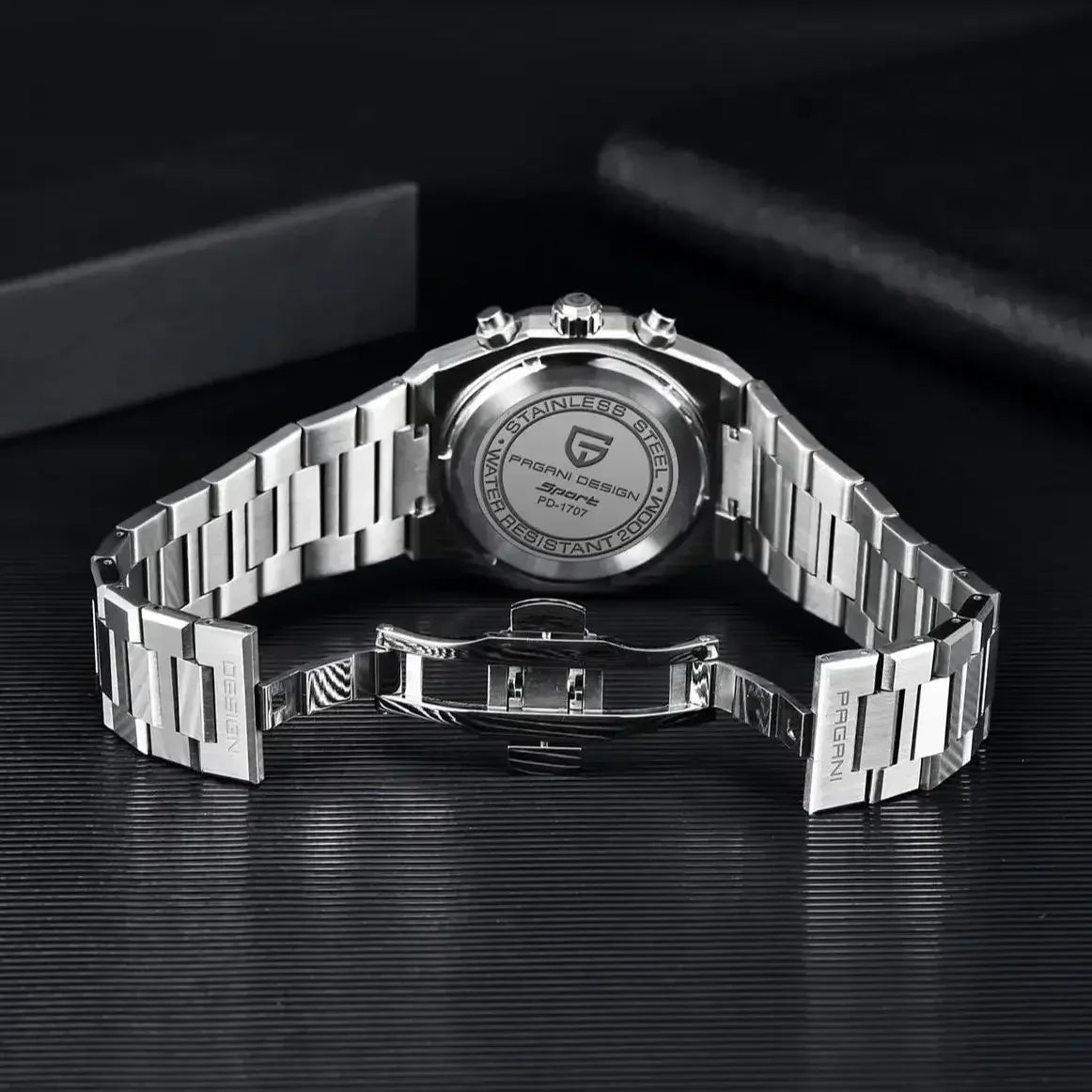 Men’s 40 mm Quartz Chronograph Watch Sapphire 20 Bar