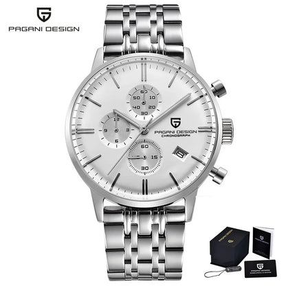 Men’s Chronograph Quartz Watch Sapphire Crystal 3Bar