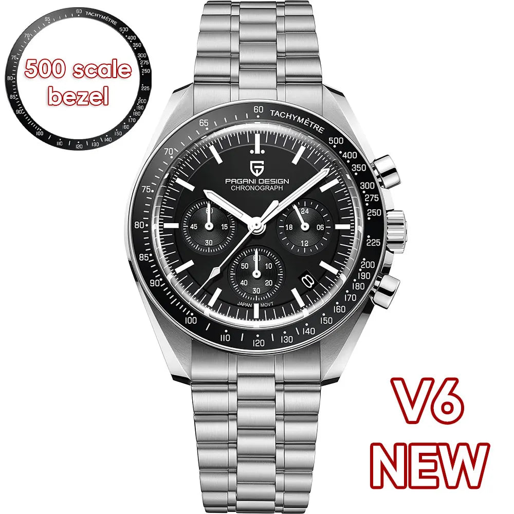 Men’s Quartz Chronograph Watch With Sapphire Crystal