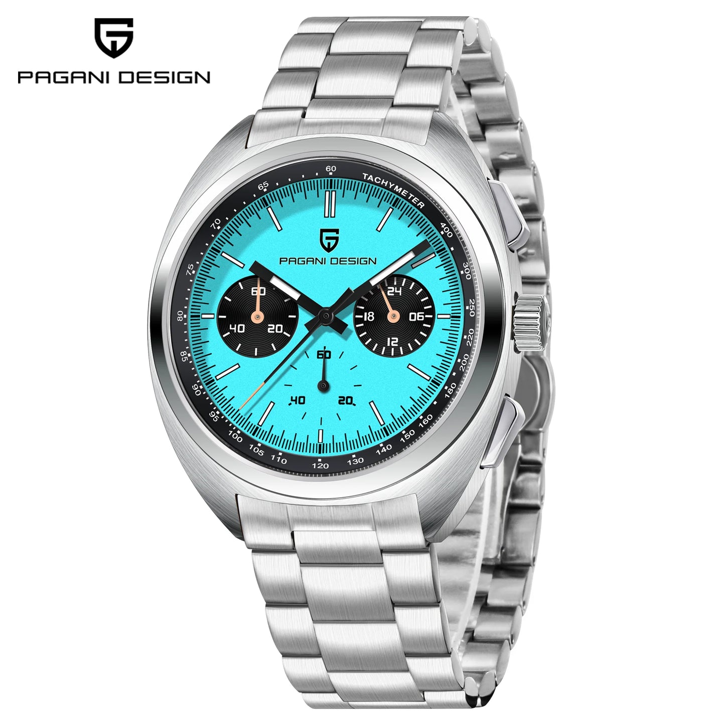 Men’s Racing Chronograph Watch Quartz Stainless Steel
