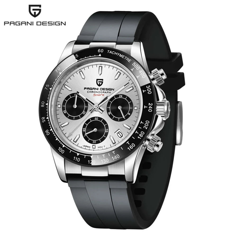 Men’s Quartz Chronograph Watch Sapphire Crystal 10 Bar
