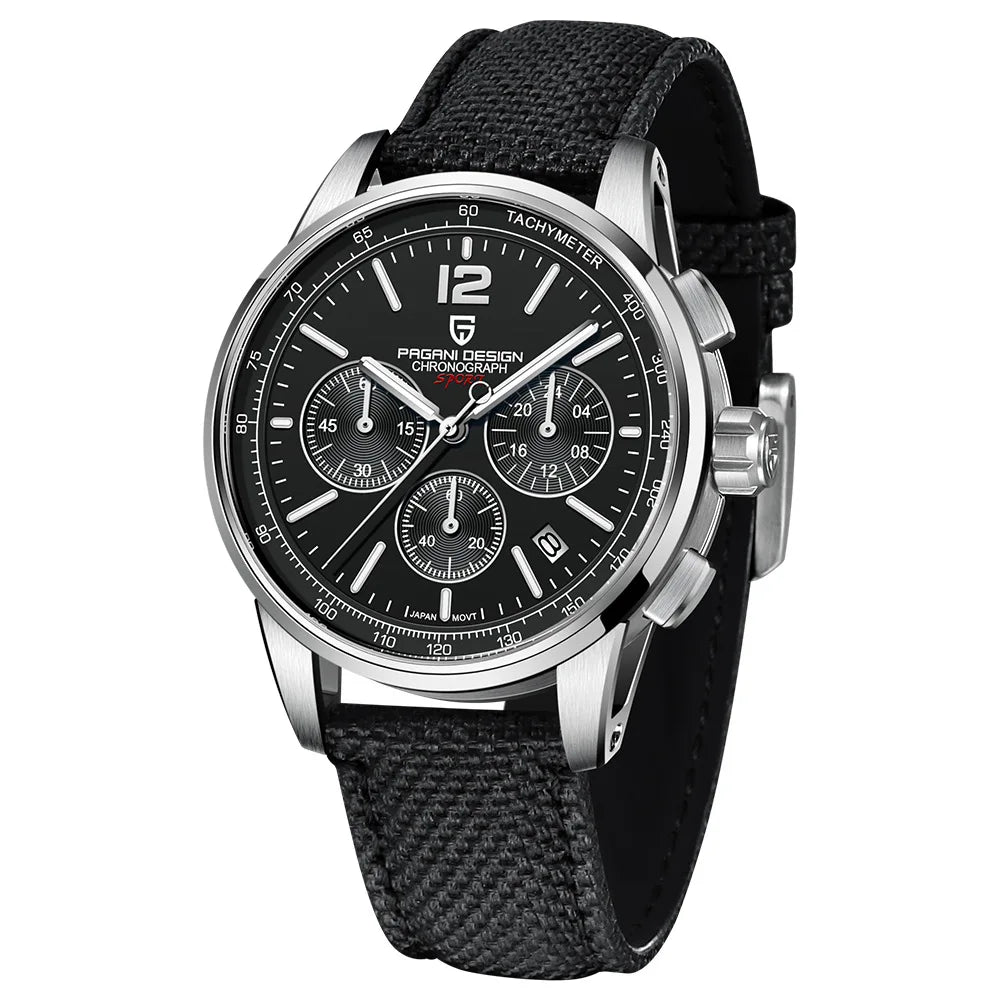Men’s Chronograph Sports Watch Quartz 10 Bar Waterproof