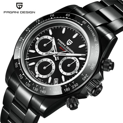 Men's Sapphire Chronograph Watch 100M – Ceramic Bezel