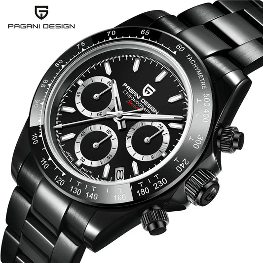 Men's Sapphire Chronograph Watch 100M – Ceramic Bezel