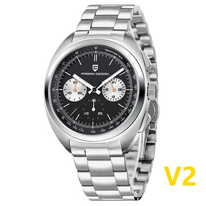 Men’s Racing Chronograph Watch Quartz Stainless Steel