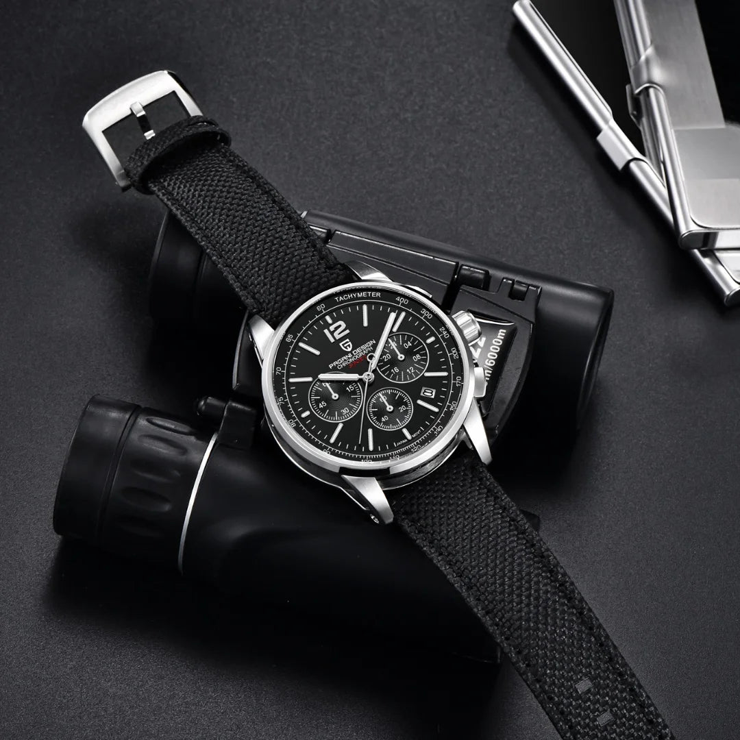 Men’s Quartz Watch With Sapphire Crystal And 10 Bar Water Resistance