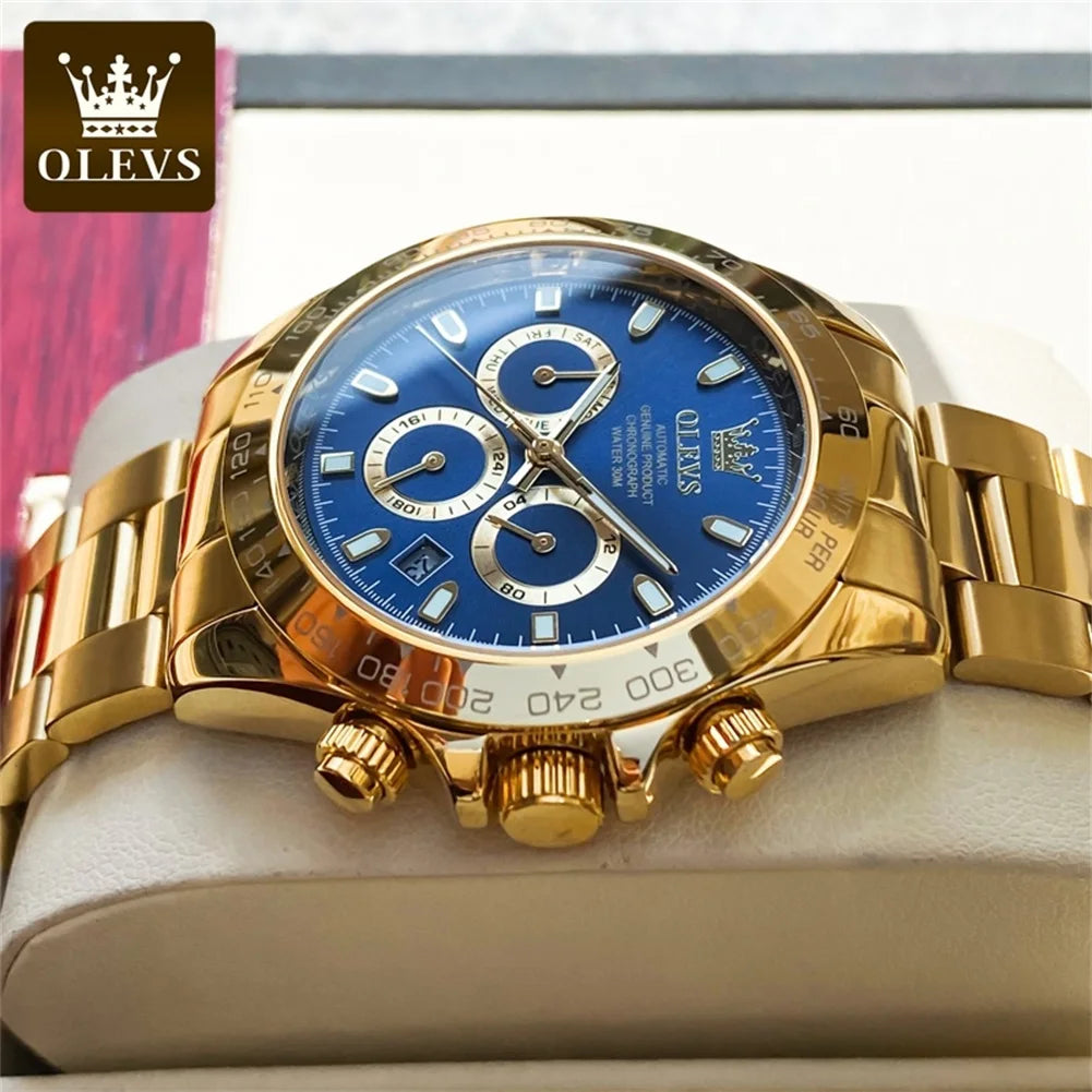 Men’s Luxury Automatic Mechanical Watch Chronograph