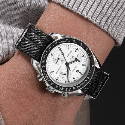 Men’s Chronograph Quartz Watch Sapphire AR Crystal