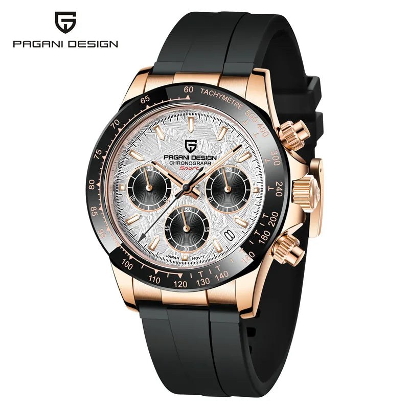 Men's Sapphire Chronograph Watch 100M – Ceramic Bezel