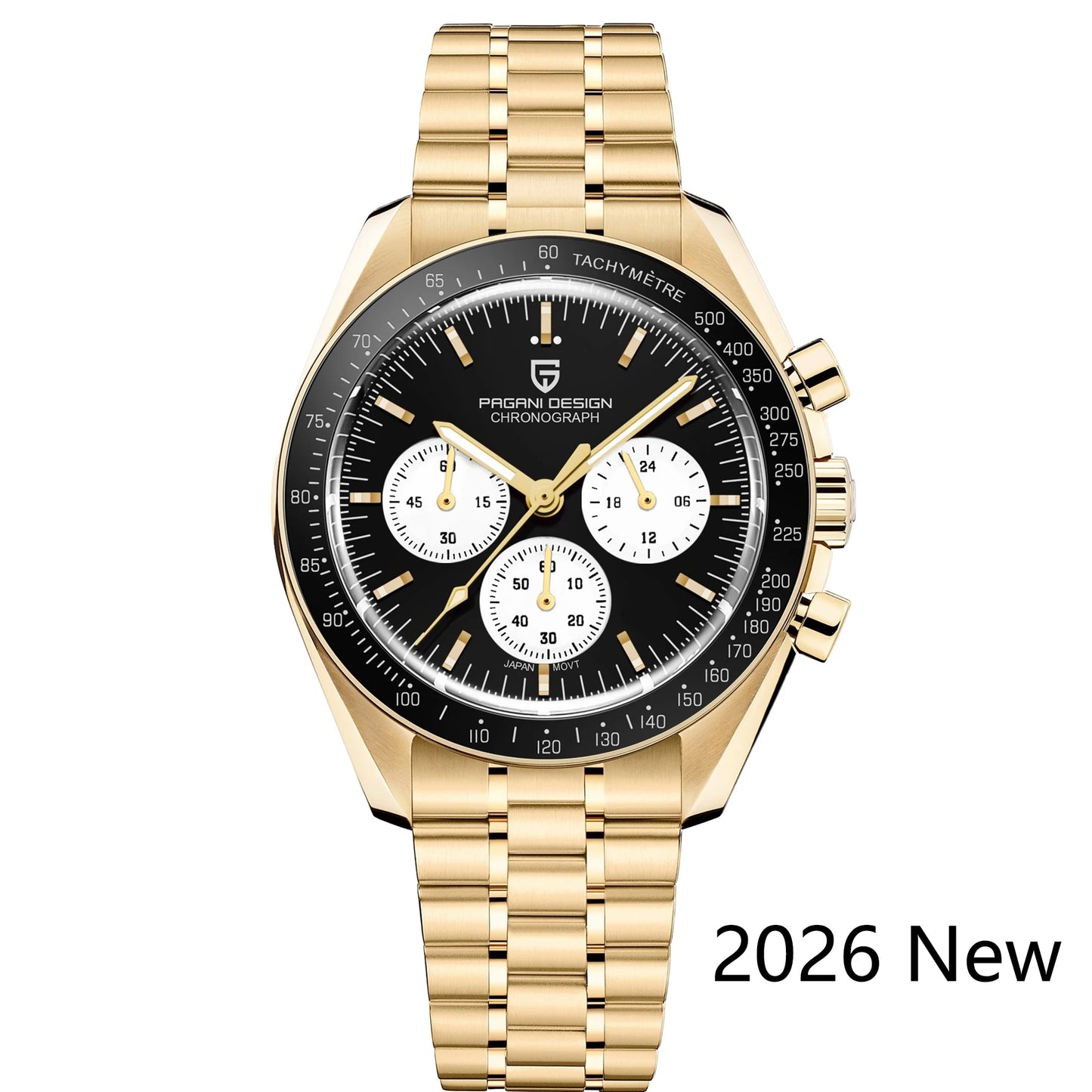 Men’s Quartz Chronograph Watch With Sapphire Crystal