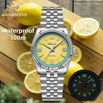 Men's Stainless Steel Quartz Watch – Sapphire & Luminous
