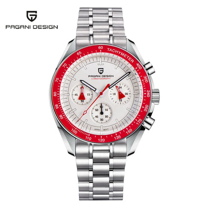 Men’s Chronograph Quartz Watch Sapphire 100M Waterproof