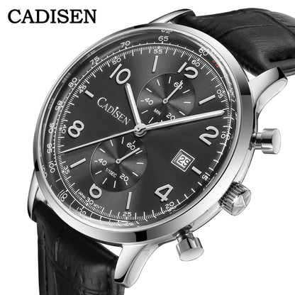 Men’s Chronograph Quartz Watch Sunburst Dial 5ATM