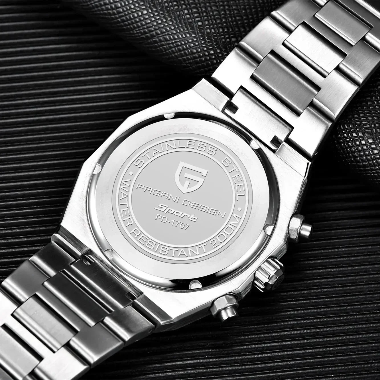 Men’s 40 mm Quartz Chronograph Watch Sapphire 20 Bar