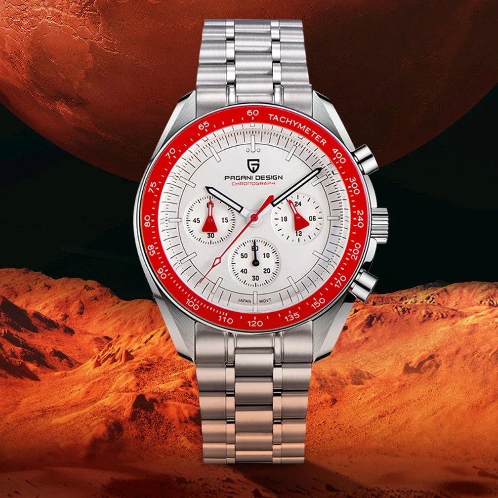 Men’s Quartz Chronograph Watch With Sapphire Crystal