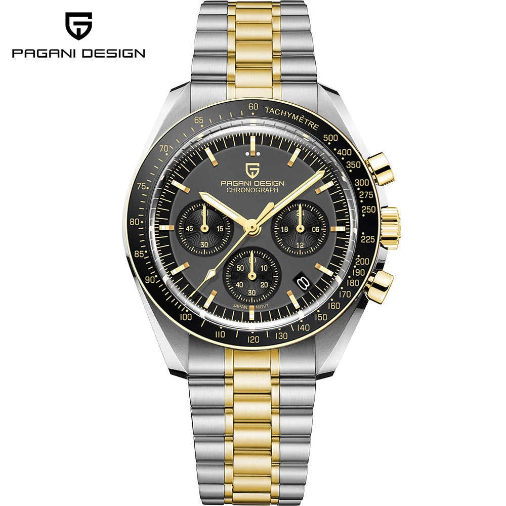 Moonwatch-Style Men’s Chronograph Quartz Watch