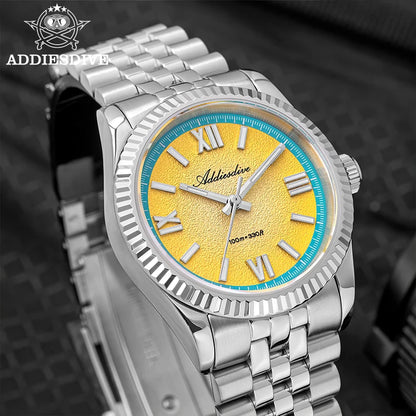 Men's Stainless Steel Quartz Watch – Sapphire & Luminous