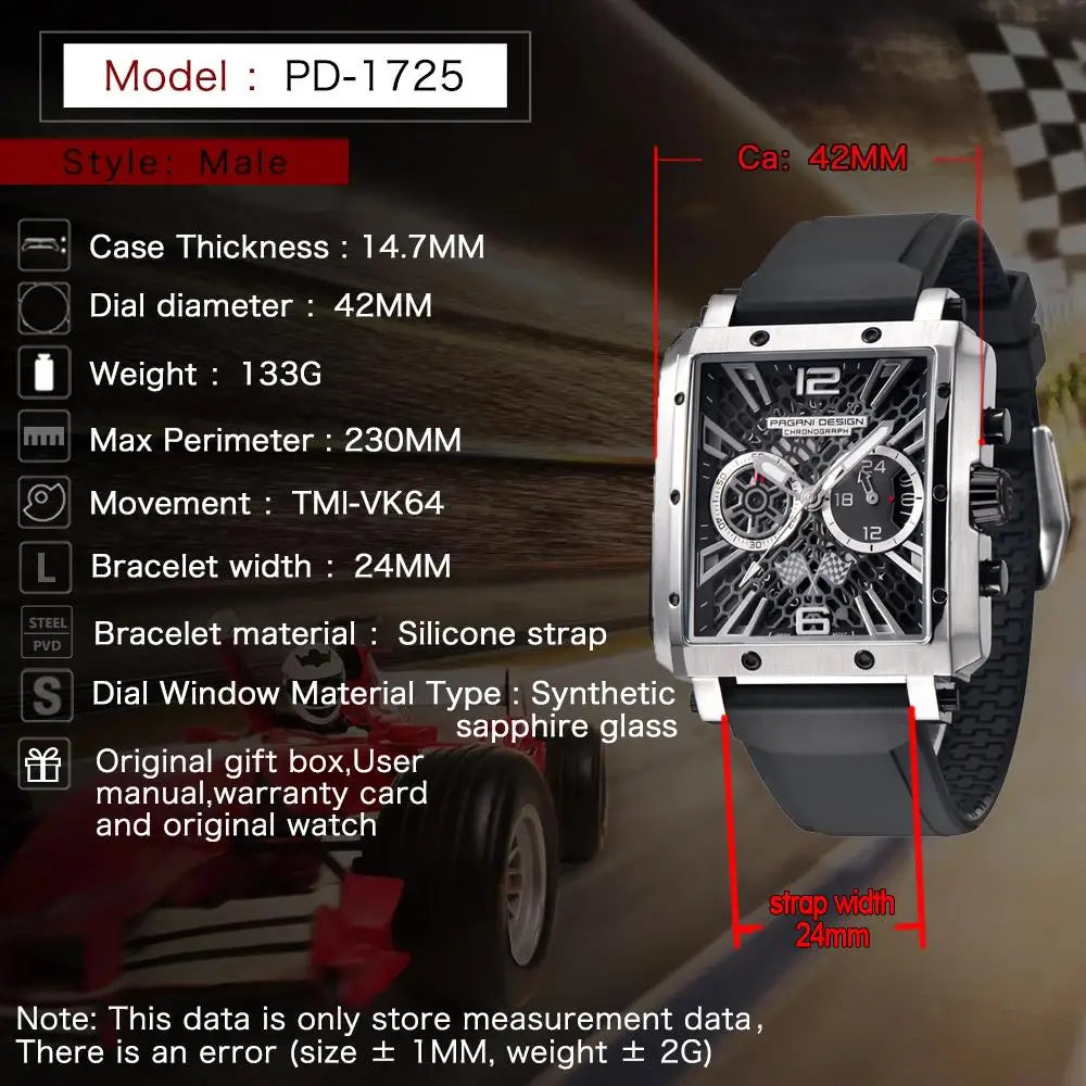 Men's VK63 Chronograph Watch With Sapphire Crystal
