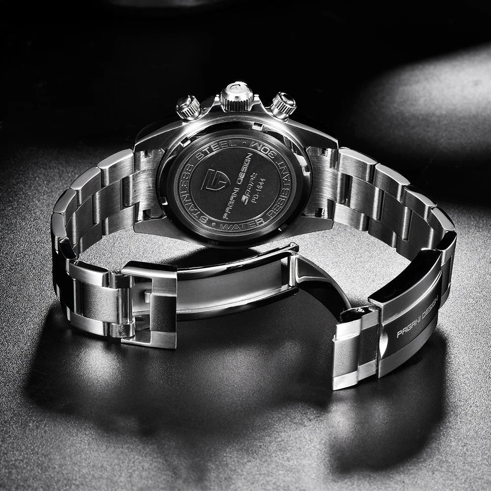 Men’s Quartz Chronograph Watch Sapphire Crystal 10 Bar