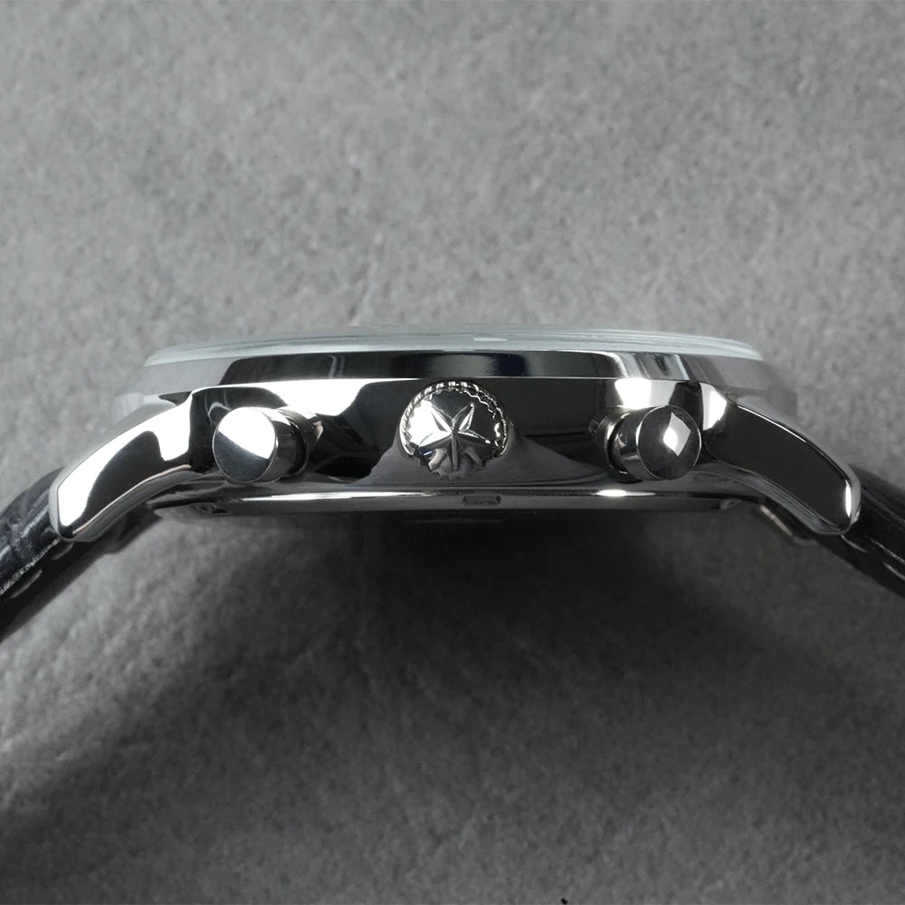 Men’s Chronograph Quartz Watch Sunburst Dial 5ATM