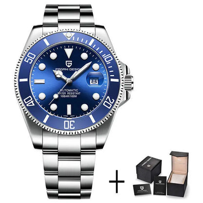 Men’s Automatic Dive Watch 100m With Sapphire Crystal