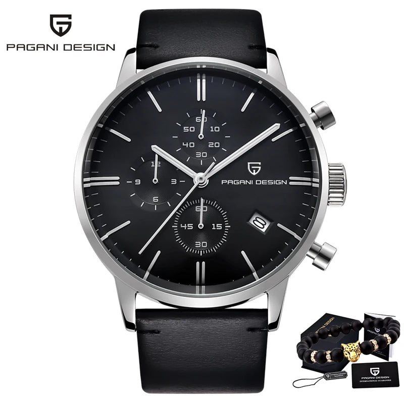 Men’s Chronograph Quartz Watch Sapphire Crystal 3Bar