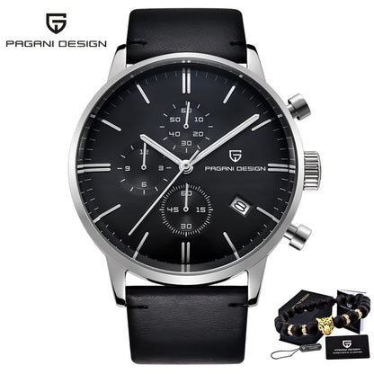 Men’s Chronograph Quartz Watch Sapphire Crystal 3Bar