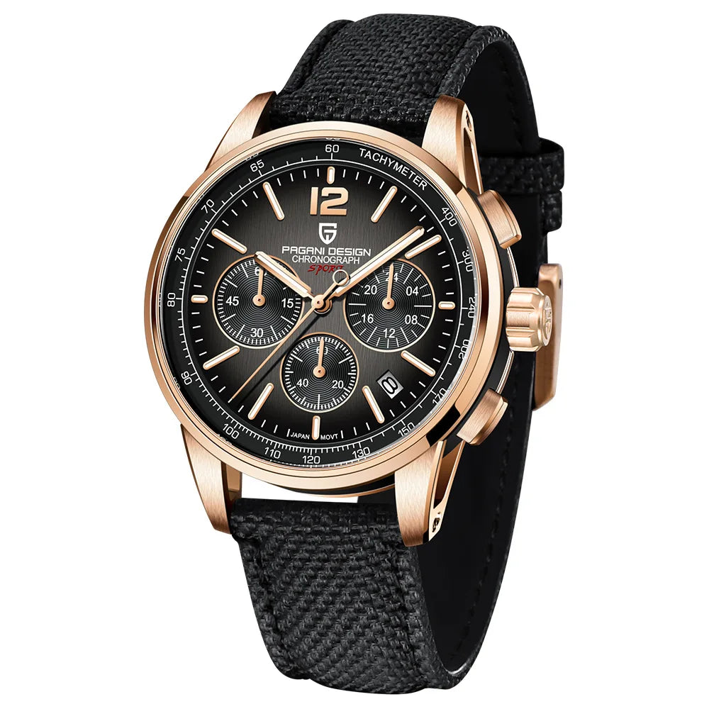 Men’s Chronograph Sports Watch Quartz 10 Bar Waterproof