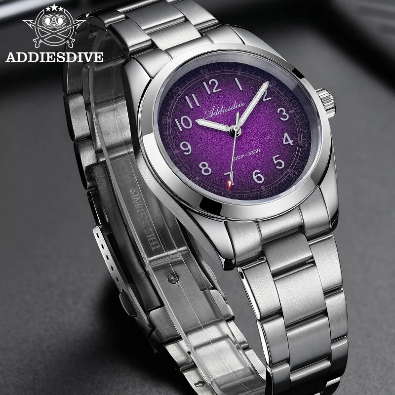 Men’s Luxury Quartz Dive Watch Sapphire 100M Waterproof