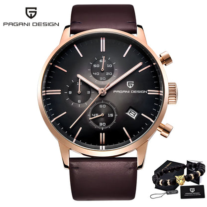 Men’s Chronograph Quartz Watch Sapphire Crystal 3Bar