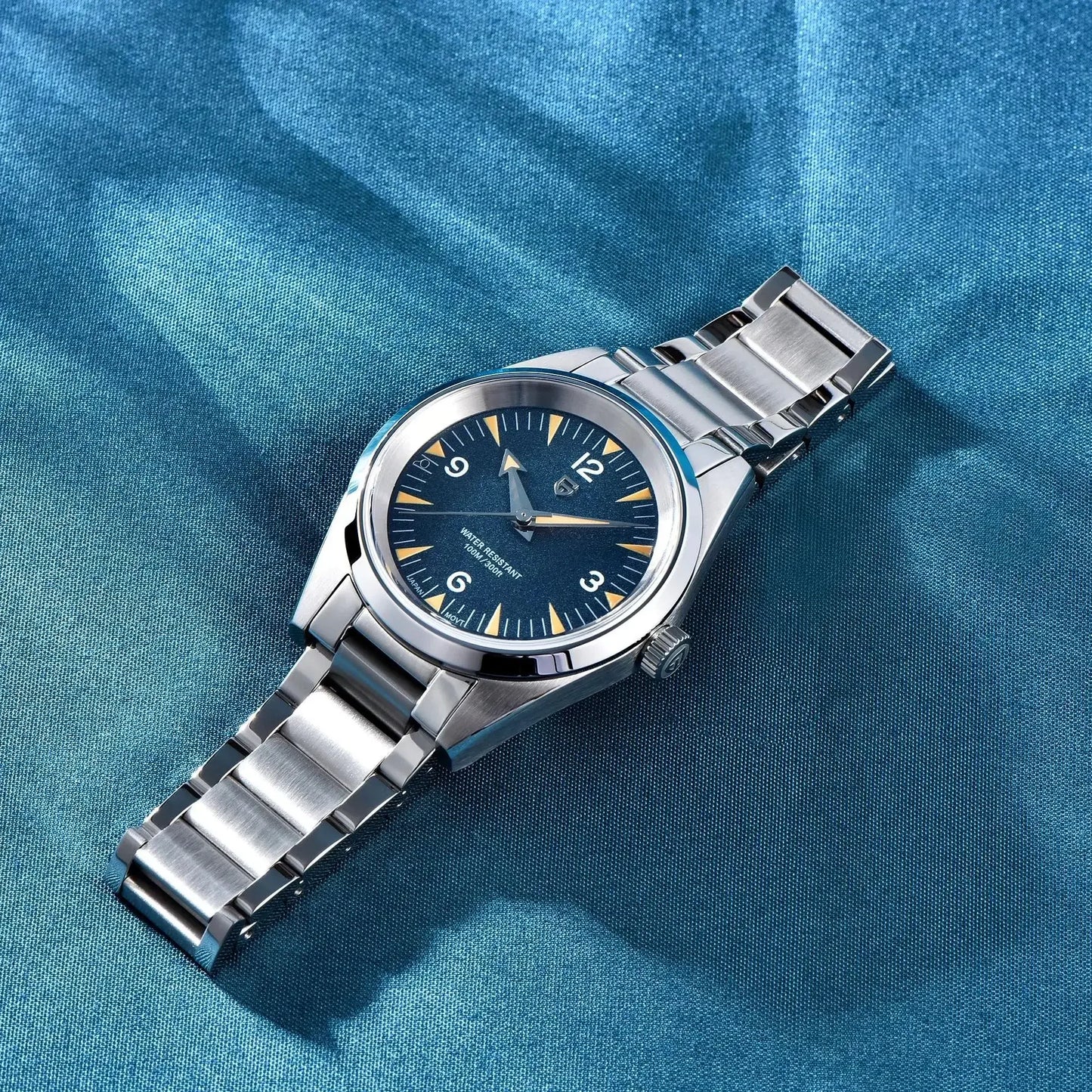 Men’s 38 mm Dress Quartz Watch Sapphire Stainless Steel