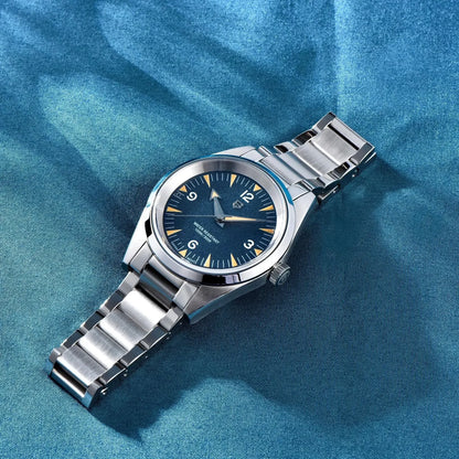 Men’s 38 mm Dress Quartz Watch Sapphire Stainless Steel