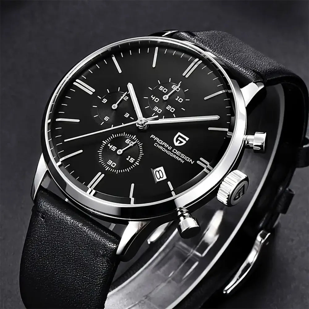 Men’s Chronograph Quartz Watch Sapphire Crystal 3Bar