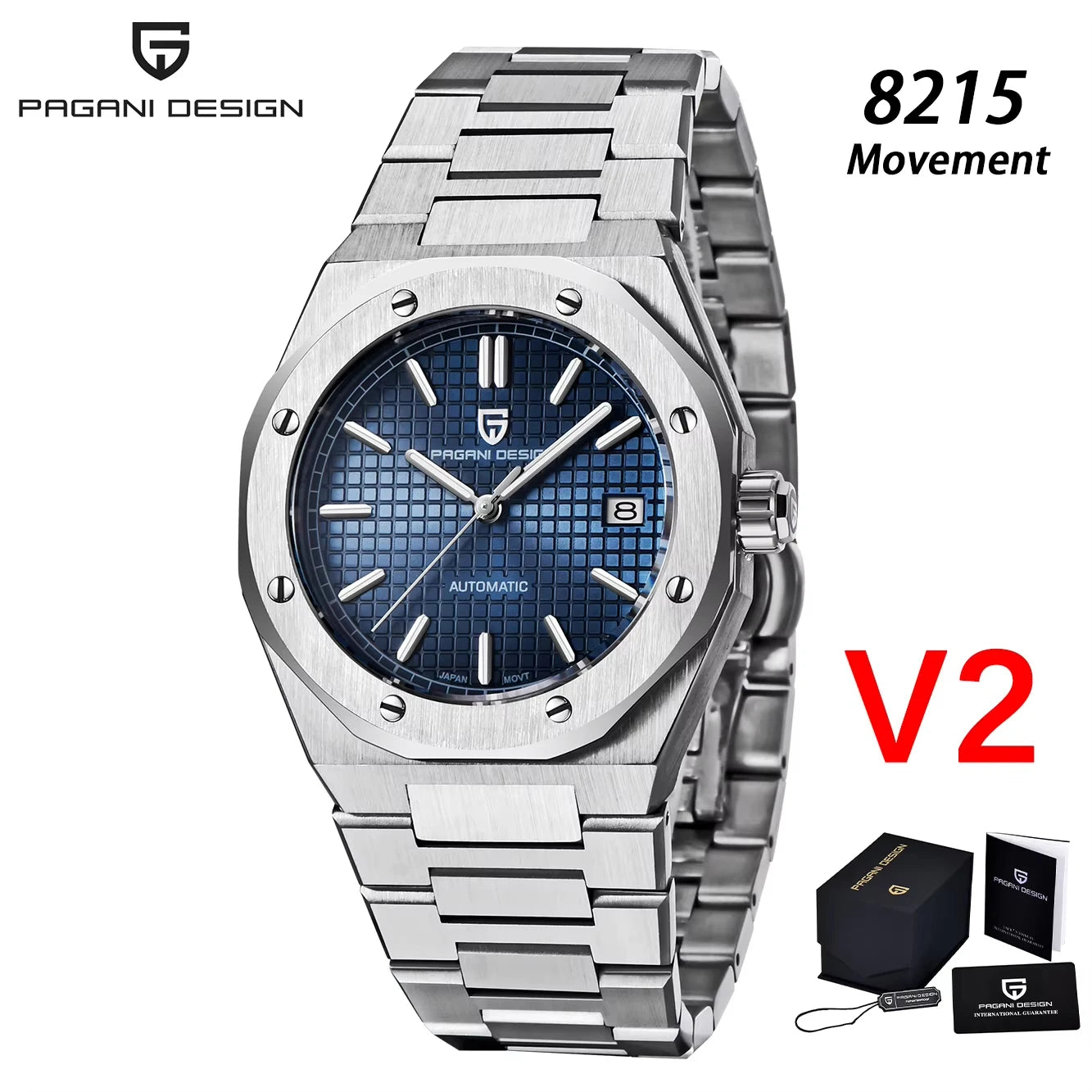 Men’s Automatic Dive Watch 40 mm Sapphire Steel