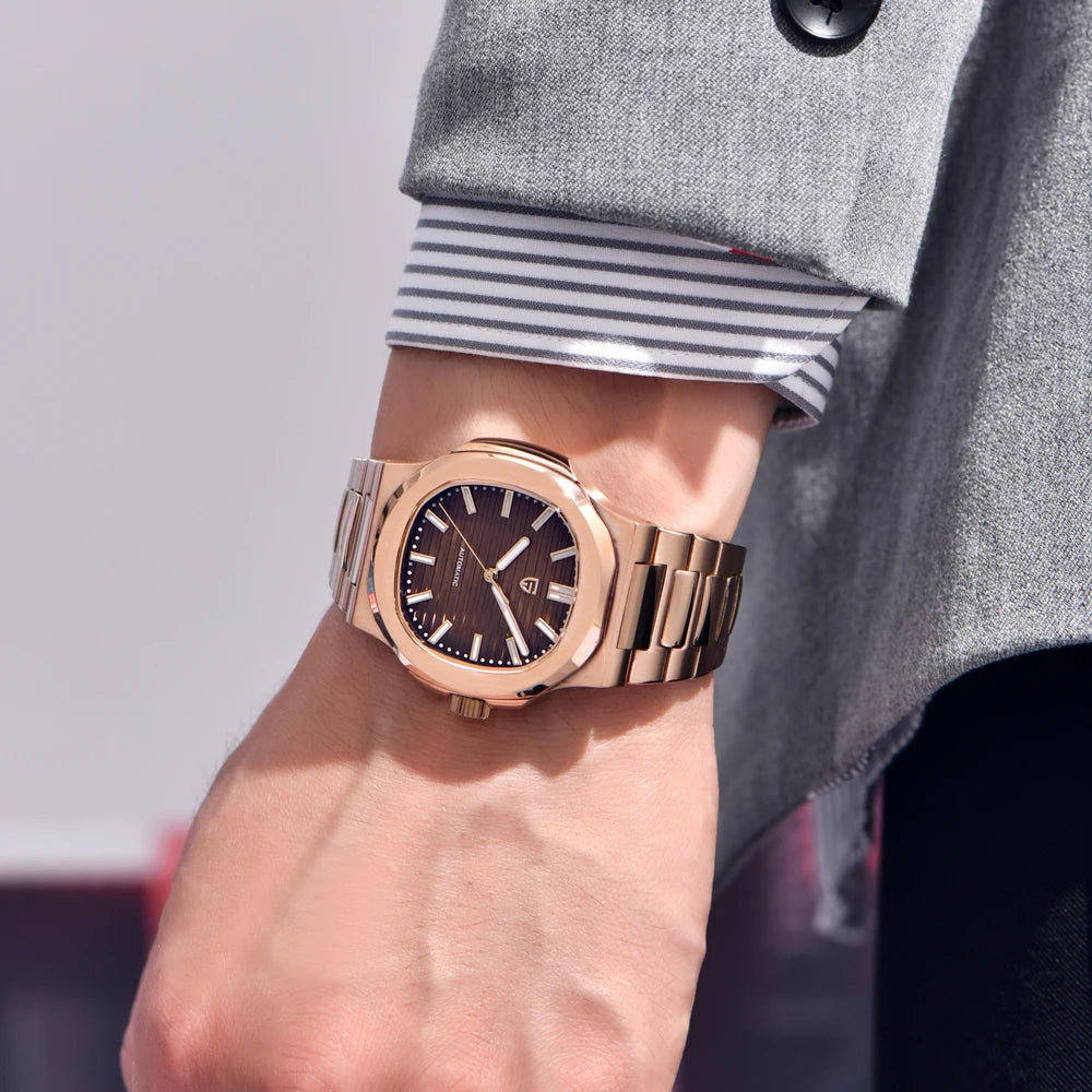 Men’s Luxury Mechanical Watch Stainless Steel Sapphire