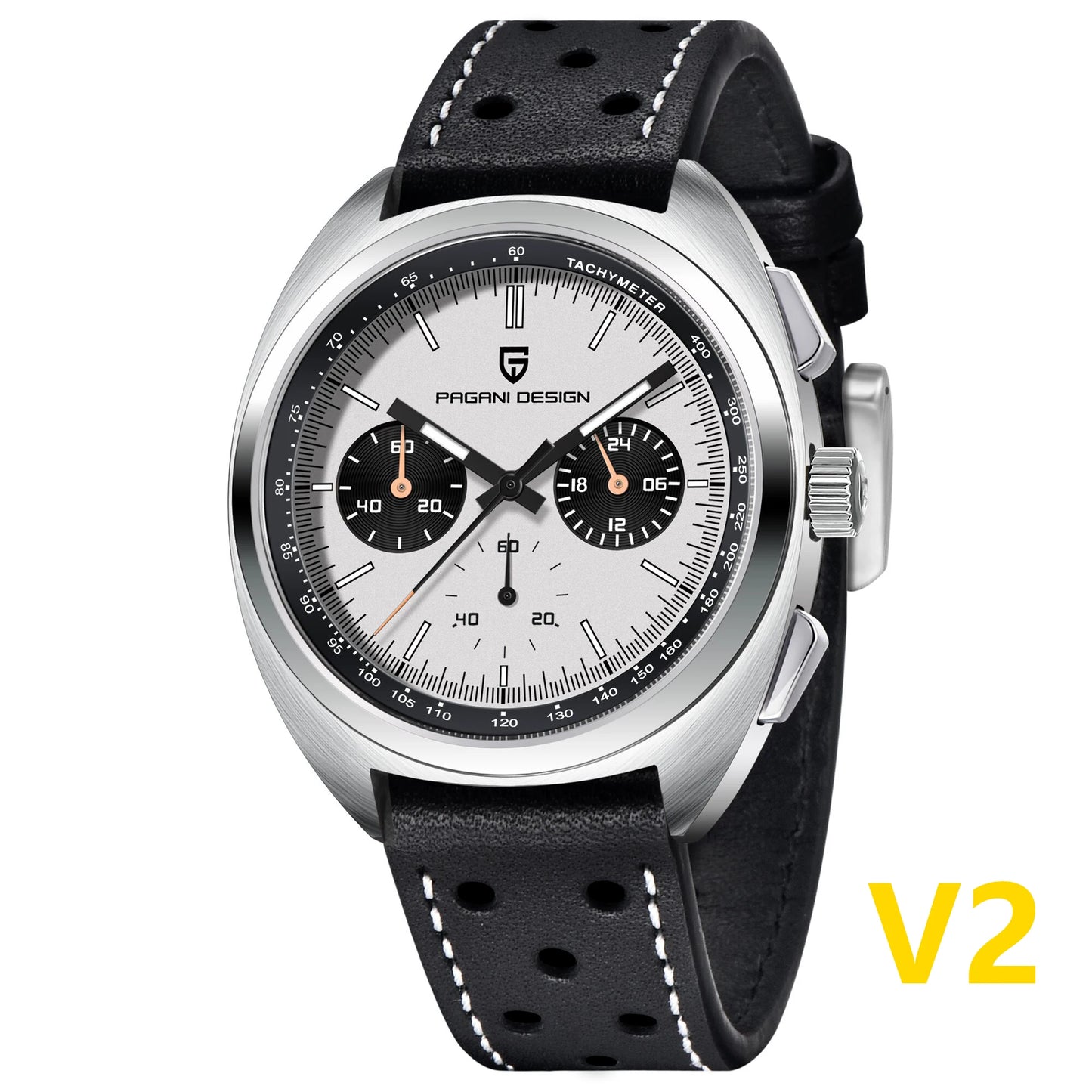 Men’s Racing Chronograph Watch Quartz Stainless Steel